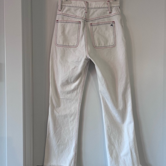 Rigid Demi Boot Crop Jeans: Red White and Blue Edition - Picture 2 of 8